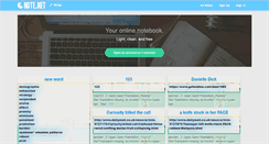 Desktop Screenshot of note.net